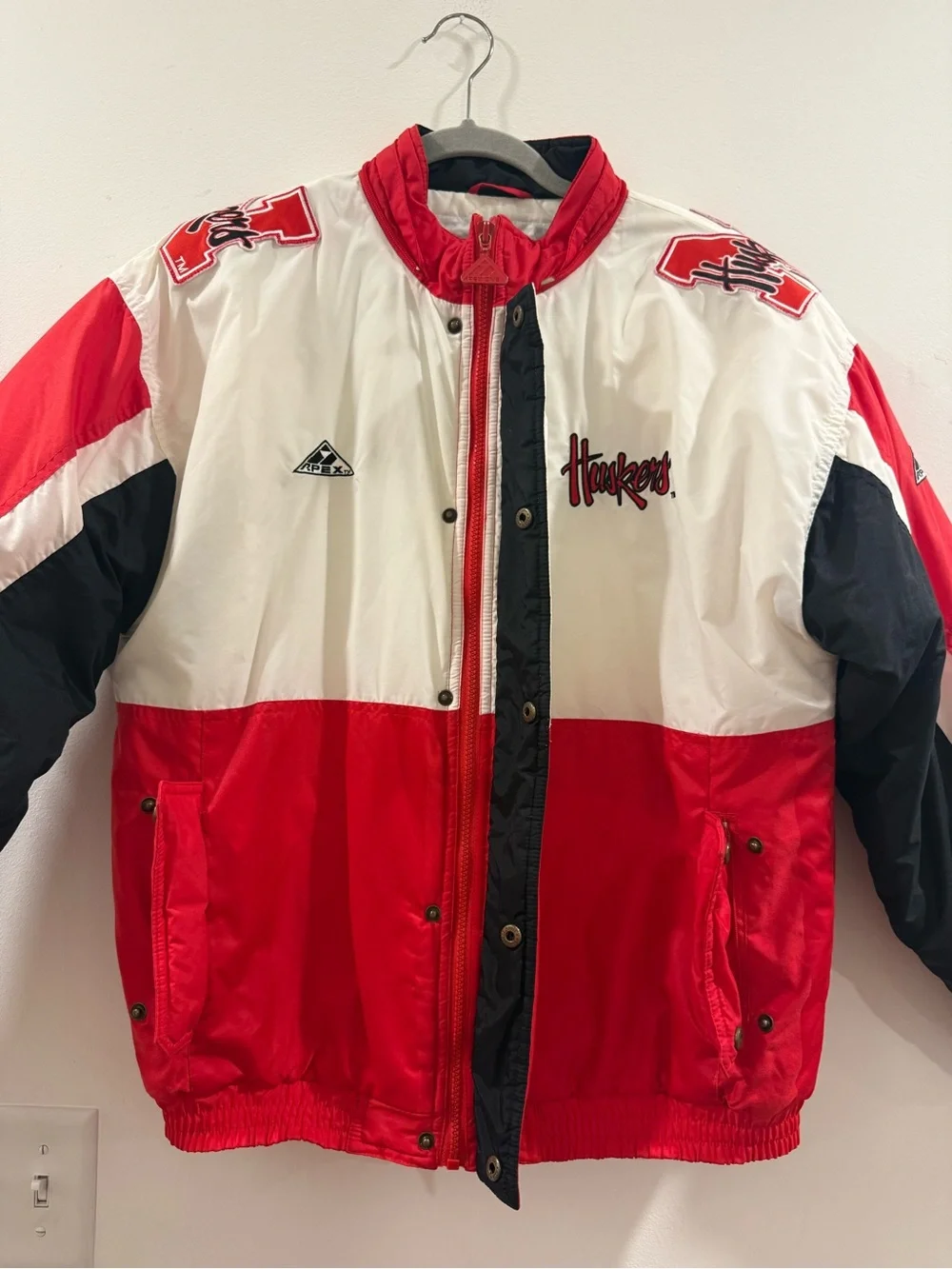 Vintage Nebraska Cornhuskers Apex One Jacket XL